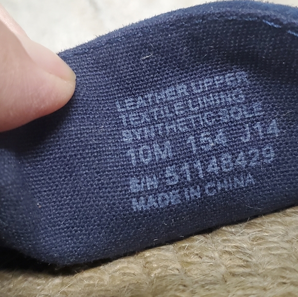 Tory Burch Rivera Suede espadrille boat shoe flats Navy 10 - Picture 7 of 7